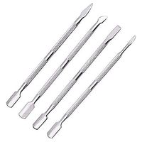 Pousse-cuticules professionnel allemand pour les ongles des doigts, outil de nettoyage des ongles, double extrémité, prise confortable, amovible