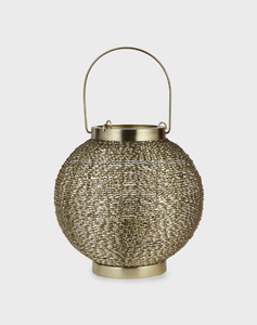 Antique round Wire Mesh Lantern High Quality Handmade Metal Decorative Item Home Outdoor Stylish <b>Moroccan</b> Style Christmas <b>Decor</b> - Product Image 5