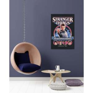 Affiche de style moderne Stranger Things 5 'My Battery Is Charged' en papier durable pour utilisation murale - Product Image 5