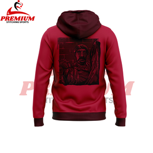 Heavyweight Full <b>Zip</b> <b>up</b> Hoodies Oversized Two sided Design Men's Hoodies With Zipper Embroidery Hoodies for Unisex - Product Image 3