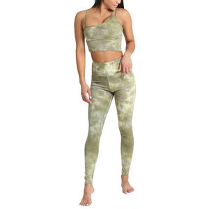 Mallas de gimnasio de cintura alta sin costuras para mujer, pantalones de Yoga lisos de LICRA de punto, mallas de gimnasio de cintura alta al por mayor - Product Image 1