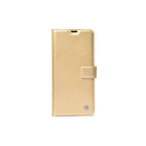 Étui portefeuille en cuir à rabat édition Deluxe Gold MRSA pour Samsung Galaxy A16, coque de téléphone portable premium en silicone souple, emballé - Product Image 1