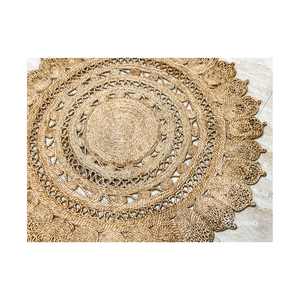 Elegant Jute <b>Rugs</b> for Living Room and Bedroom Natural Handmade Floor Carpet for Modern Interiors - Product Image 2