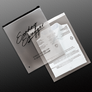 בגד חולצה ידידותית לסביבה מותאם אישית שקיות ניילון זיפלוק שקופות בגדים חלביים מתכלה שקיות איטום עצמי - Product Image 4