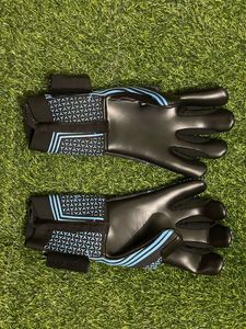 ถุงมือผู้รักษาประตูฟุตบอลหนังยางสำหรับเด็กแบบมืออาชีพขนาด4มม. ใช้นิ้วป้องกันระบายอากาศได้ดี - Product Image 4