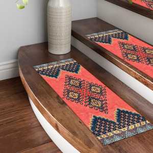 พรมปูพื้นลายวินเทจ พรมพิมพ์ลาย พรมปูพื้นซักได้ ดีไซน์คลาสสิก - Product Image 3