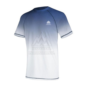 Ropa de Compresión para Hombre, Camiseta de Protección Solar Personalizada para Venta al por Mayor, Camiseta de Protección Solar de Secado Rápido de la Mejor Calidad - Product Image 1