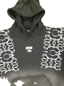 ชุดมีฮู้ดผ้าวรรดิเอทผ้าเฮฟวี่เวทผ้าคอตตอนผ้าวุ่นปักลายแสงแดดปักลายปรับแต่งโลโก้ได้ตามต้องการ - Product Image 2