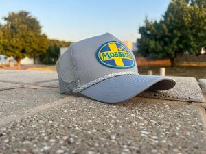 Ventas al por mayor 5 Panel Snapback Trucker Mesh Hat Parche personalizado Logo Estilo Vintage MOSSBERG Guns Cuerda Gorra de béisbol Deportes al aire libre - Product Image 5