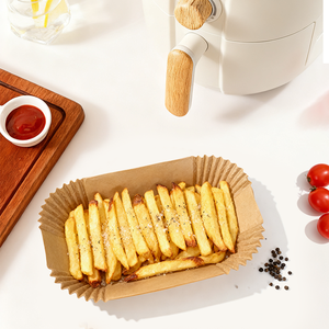 Broodpan Voering Air Friteuse Accessoires Vierkant Groot Siliconen Oliepapier Keuken Bakken Wegwerp Verdikte Olie-Proof Friteuse Papier - Product Image 4