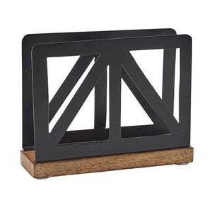 Porte-serviettes en bois de style fontaine, accessoire de table unique pour la maison, les restaurants et les événements - Product Image 5