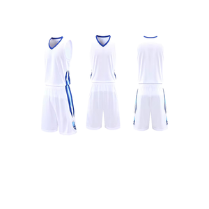 Meilleur prix pour les uniformes de basket-ball ajustés pour adultes, ensembles respirants à séchage rapide, nouveau design de tenue de basket-ball - Product Image 1
