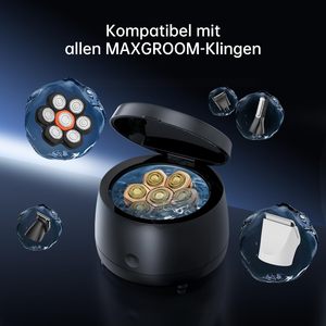 Rasoir électrique pour hommes chauves pour un nettoyage rapide en 3 minutes pour nettoyer les lames de rasoir - Product Image 2
