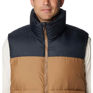 Chaleco de plumón sin mangas transpirable con logotipo personalizado, chaleco acolchado de nailon de poliéster ultraligero para hombres - Product Image 4