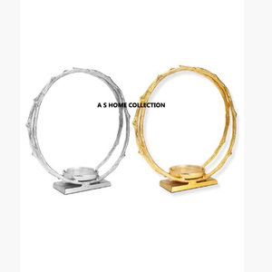 Aluminium doré Design royal 5 bras Style européen Décoration de sol créative Candélabres pour la maison Centres de table - Product Image 3