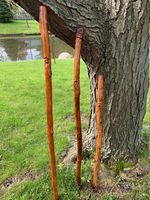 Bastone da Passeggio in Legno Naturale di Alta Qualità per Anziani con Impugnatura Multiforme e Terapia di Riabilitazione