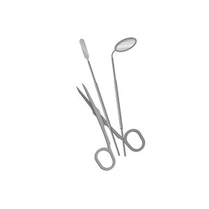 Poignée dentaire personnalisée en acier inoxydable Matériau personnalisé en plastique ou en acier inoxydable Prix bon marché Miroir buccal dentaire de qualité supérieure - Product Image 5