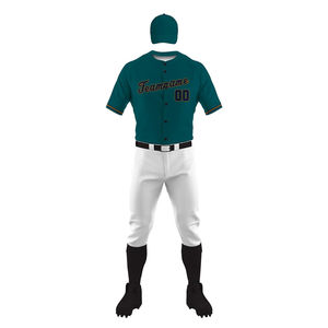 Tenues de baseball pour adultes légères, confortables et respirantes, en polyester, unisexes, prix raisonnable, service OEM, meilleures ventes - Product Image 2
