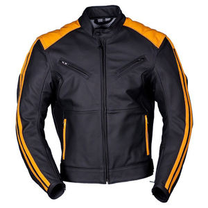 Blouson moto en cuir sur mesure - Product Image 1