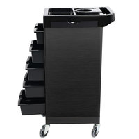 Chariot de salon professionnel avec roues roulantes lisses verrouillables Tiroirs de rangement multiples pour une gestion efficace des équipements de beauté