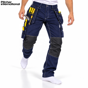 Pantalones de Carpintero Personalizados con Bolsillos para Herramientas y Tela de Lona de Algodón para Contratistas de la Construcción - Product Image 4