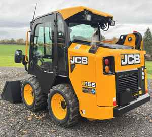 Chargeuse compacte sur pneus JCB 155 haute puissance, 55 CV, moteur diesel, machine de construction compacte avec godet de 0,40 m³ - Product Image 3