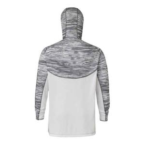 Nueva camisa de pesca de manga larga personalizada con capucha transpirable de secado rápido ligero Upf50 + camisa de sublimación de poliéster reciclado pesca - Product Image 2