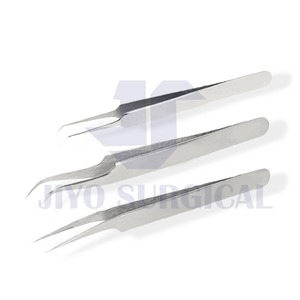 Meilleure vente pince à épiler d'extension de cils à 70 degrés en acier inoxydable de qualité supérieure avec pointe pointue en stock - Product Image 2