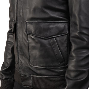 Productos de tendencia 2025, chaqueta de cuero de vaca para hombre, ropa de hombre, chaqueta de cuero de calidad Premium a la moda, la mejor calidad - Product Image 4