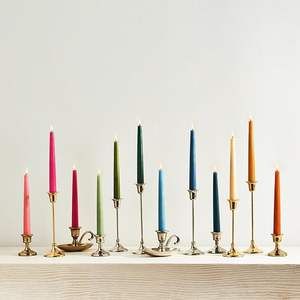 Portavelas de latón macizo de diseño moderno y lujoso, chapado en plata de alto acabado para decoración de bodas y uso doméstico - Product Image 4