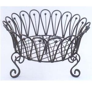 Décoration de table de cuisine et de salle à manger, panier en métal noir avec revêtement en poudre, décoration de table, panier en fil de fer à prix abordable - Product Image 5