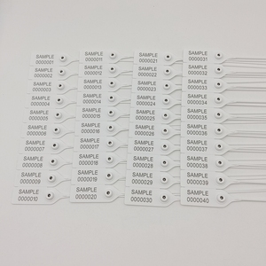 300MM Asialock Security Seal Nummerierte Kunststoff dichtungen mit eingebetteten Metall klammern - Product Image 4