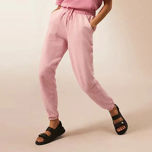 Pantalones de chándal de pierna recta de gran tamaño sueltos para mujer nuevos pantalones de chándal de lona de rizo francés informales - Product Image 2