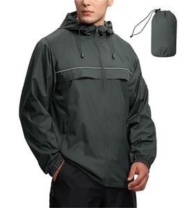 Logo personnalisé Veste coupe-vent d'extérieur pour hommes Veste imperméable coupe-vent personnalisée - Product Image 6