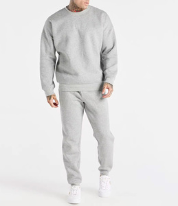 Ventes en gros de sweat-shirts décontractés en coton 100% à col rond avec logo personnalisé, ensembles de survêtement de sport, vêtements de jogging, survêtement - Product Image 1