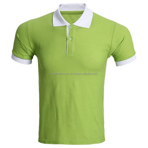 Uniforme de trabajo de alta calidad, polos de negocios, camisas de polo de golf lisas bordadas en blanco de 100% algodón para hombre con logotipo personalizado - Product Image 5