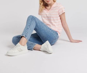 Fabricant surdimensionné personnalisé décontracté Vintage femmes t-shirts lourd de haute qualité 100% coton bicolore couleur rose et blanc - Product Image 4