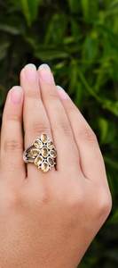 Anillo de piedras preciosas de plata 925 con piedra citrina banda de diseño único para mujer boda compromiso fiesta aniversario cumpleaños regalos - Product Image 2