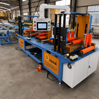 Machine de laminage automatique de film protecteur pour profilés en aluminium avec découpe automatique du film par PLC, haute productivité