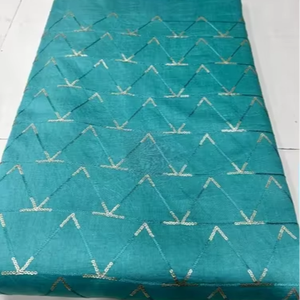 Tela Bordada Chanderi 100% Algodón Transpirable Ligera con Patrón Jacquard Color Personalizado para Ropa y Textiles para el Hogar - Product Image 1