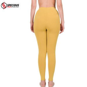 Leggings de yoga pour femmes sur mesure en gros, longueur cheville, spandex/polyester, extensible dans les quatre sens, léger, couleur unie, pantalon de sport - Product Image 4
