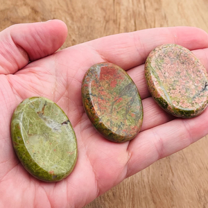 Piedras DE PREOCUPACIÓN Unakite a granel | Piedras de bolsillo de piedras preciosas naturales para relajación, curación espiritual y regalos - Product Image 4