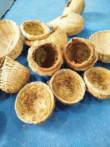 Nouveau Nid d'Oiseau en Paille de Bambou Naturel Fait Main pour Pigeons et Perruches – Maison Chaude Écologique Toutes Saisons – Vente en Gros Fabricant - Product Image 3