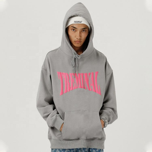 Famosa FÁBRICA DE Pakistán hombres cordón 100% algodón peso pesado Sudadera con capucha Puff impresión de gran tamaño pulóver Sudadera con capucha precio al por mayor - Product Image 5