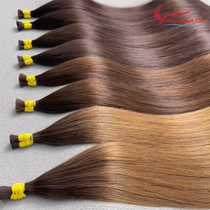 Best Selling Vietnamese Raw Human Bulk Hair Straight Extensions Soft Silky No <b>Tangle</b> - Product Image 4