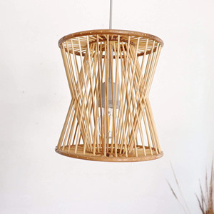 <b>Bamboo</b> Decorative Pendant Lamp <b>Shades</b> <b>Lighting</b> Natural Handmade <b>Bamboo</b> Lanterns - Product Image 2