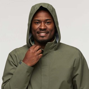 Veste de randonnée décontractée unisexe imperméable en toile avec fermeture éclair, coupe-vent fin pour le camping, la chasse, la course à pied et les activités de plein air - Product Image 4