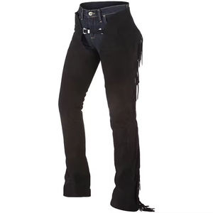 Equitation Full Chaps Panneau élastique pour hommes femmes Cuir de vache véritable SURGIGYNE International Premium Quality - Product Image 1