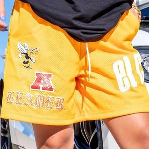 Hot Sale 100% Polyester Casual Men's Mesh Single And Double <b>Layer</b> Shorts Breathable Quick Dry Loose Fit Summer Wear All Colors - Product Image 5