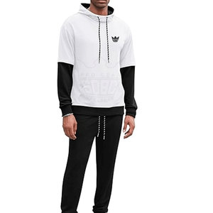 Survêtement pour homme à capuche, décontracté, uni, grande taille, avec logo personnalisé, pour usage extérieur en hiver, matériau durable, écologique, séchage rapide, léger - Product Image 6